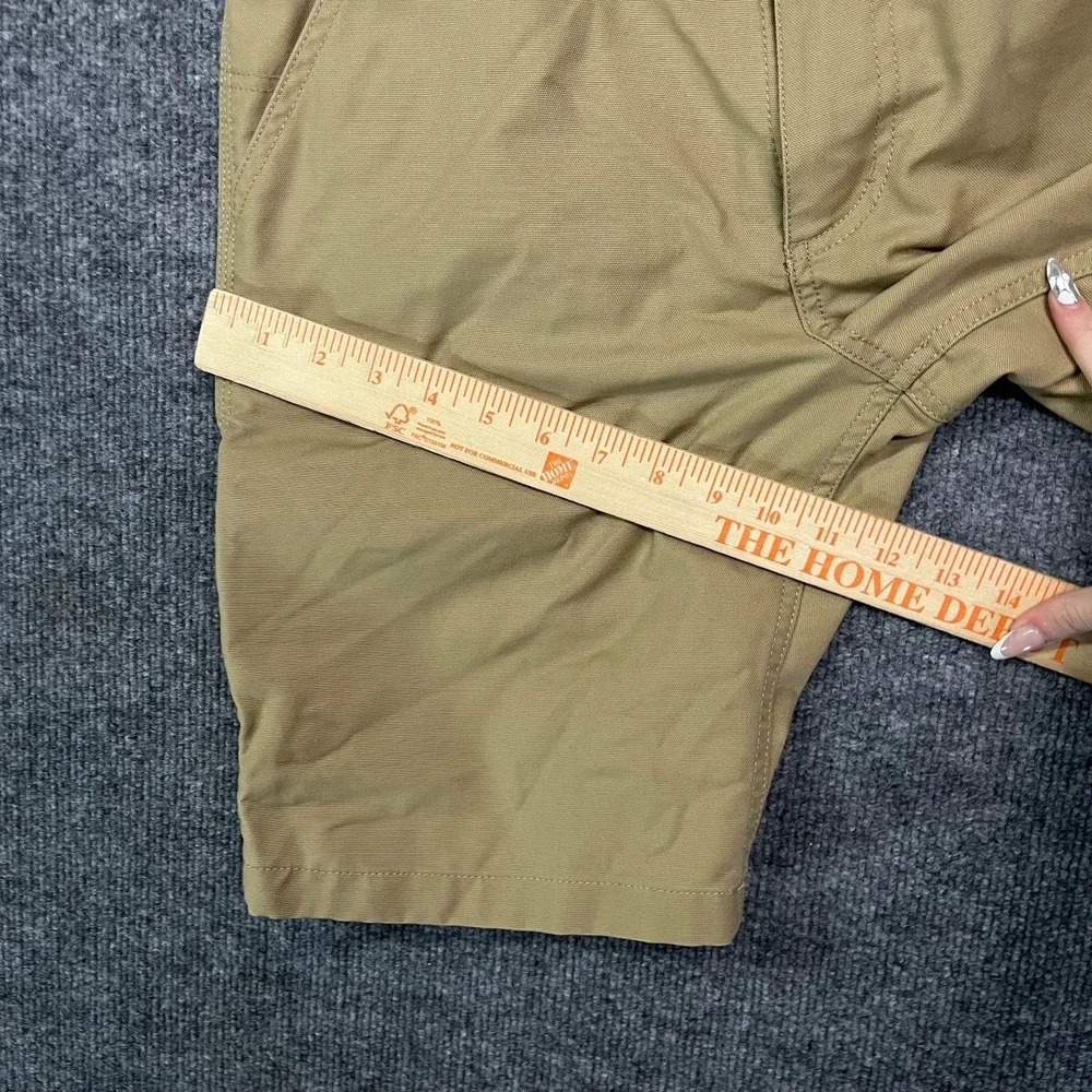 Carhartt Rugged Relaxed Fit Shorts Men's Beige Khaki Utility Workwear Size 33
